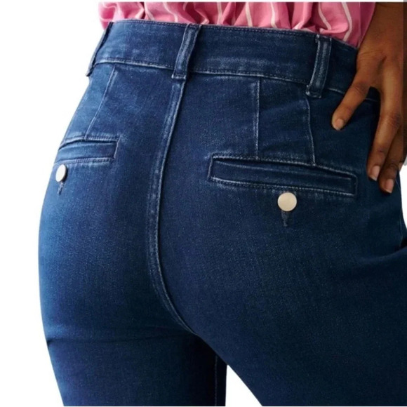 Anthropologie Maeve The Essential Slim High-Rise Straight
Crop Jeans Size 27 - Picture 2 of 8